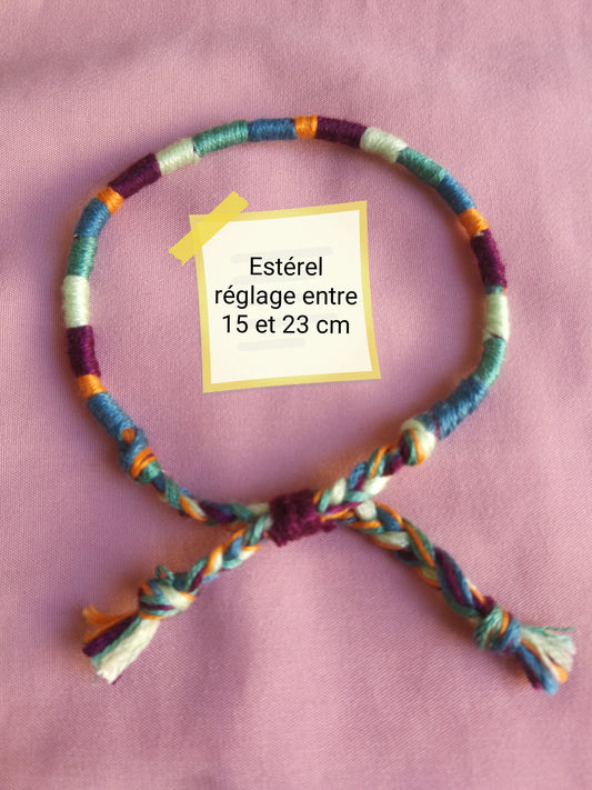 Bracelet tissé coton modèle Esterel