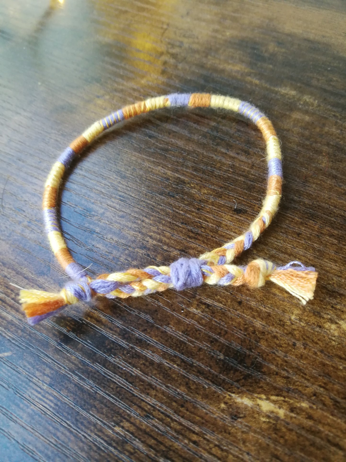 Bracelet tissé en coton modèle Provence